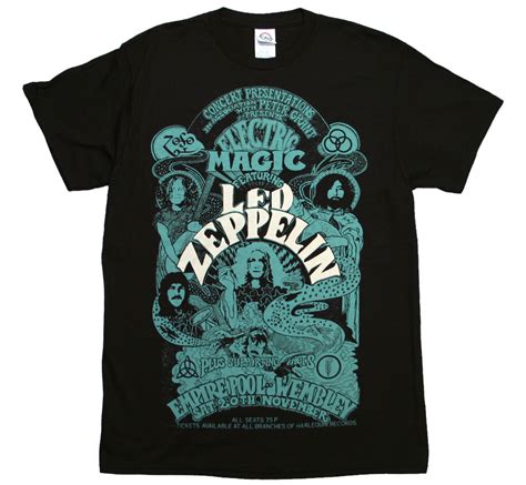 Amp Up Your Style with the Led Zeppelin Electric Magic Shirt